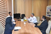  دیدار سرپرست شبکه بهداشت و درمان شهرستان زرین دشت با رییس اورژانس فارس